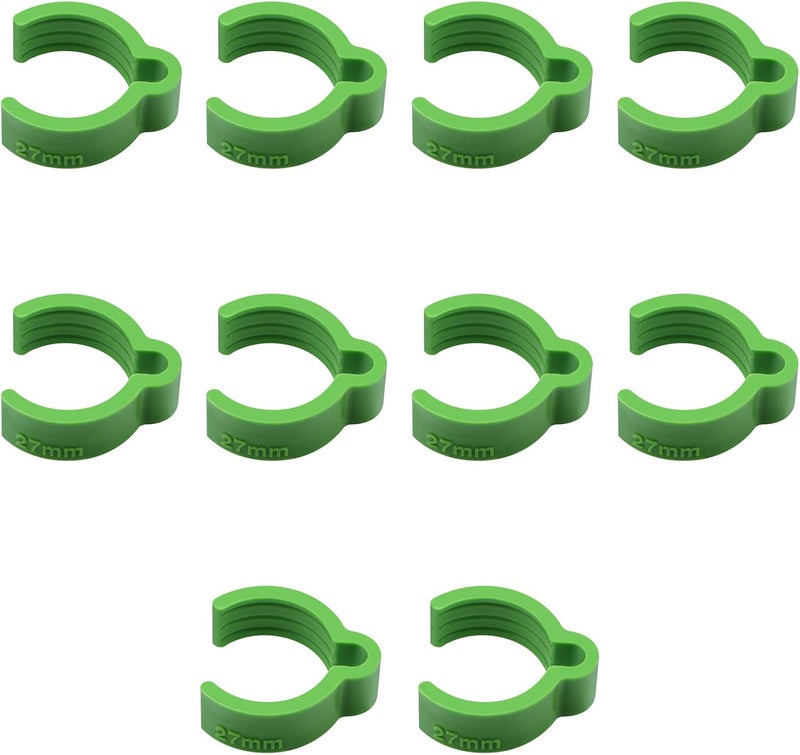 seork 10-Pack Tidy Workshop Heavy-Duty Dust Hose Organizer Clips 37mm Fits for Festool D27 Vacs, Sanders & Extractors - Image 1